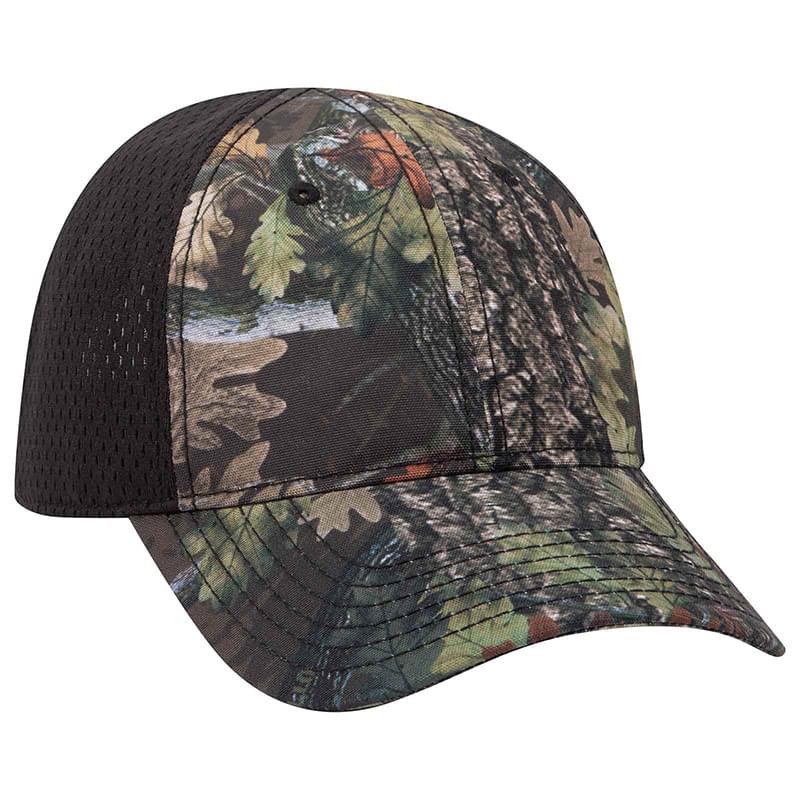 OTTO 6 Panel Low Profile Polyester Canvas Pro Mesh Back Cap