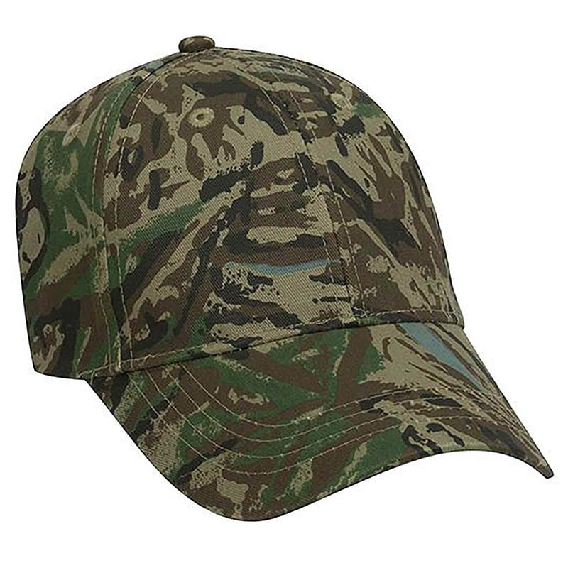 Otto Youth Camouflage Cotton Twill Low Profile Style Caps