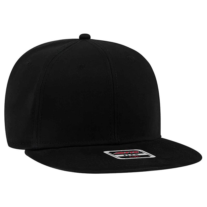 OTTO Ultra Fine Brushed Stretchable Superior Cotton Twill Square Flat Visor OTTO FLEX Six Panel Pro Style Baseball Cap