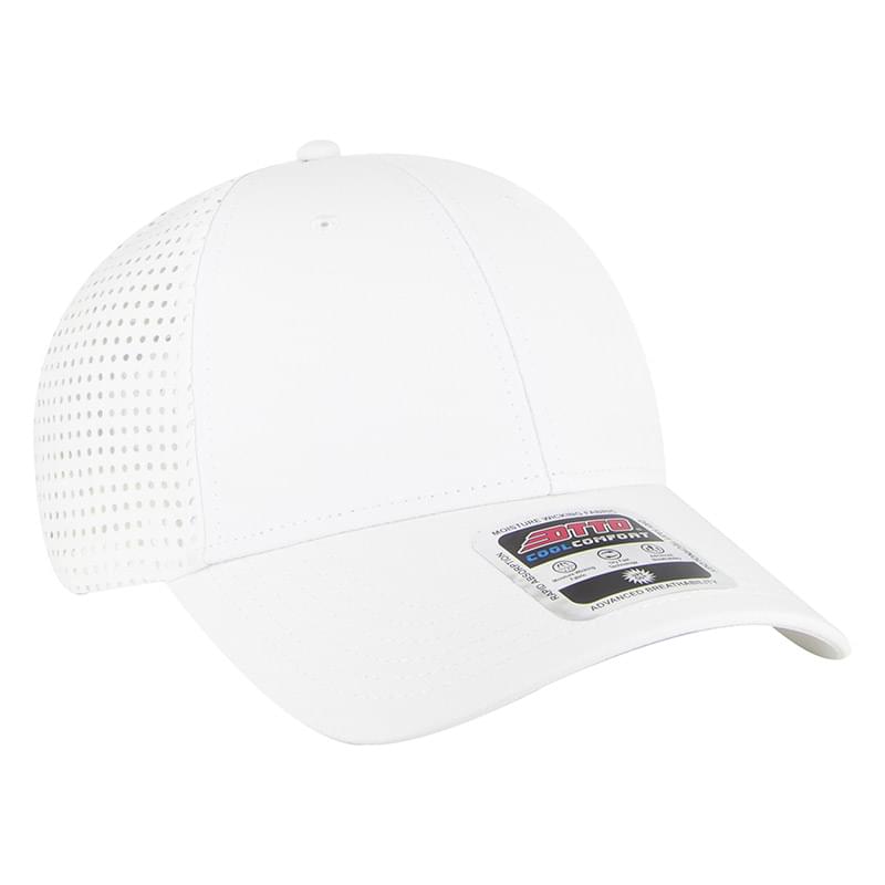 OTTO UPF 50+ Cool Comfort Stretchable Knit Perforated Back 6 Panel Low Profile Baseball Cap