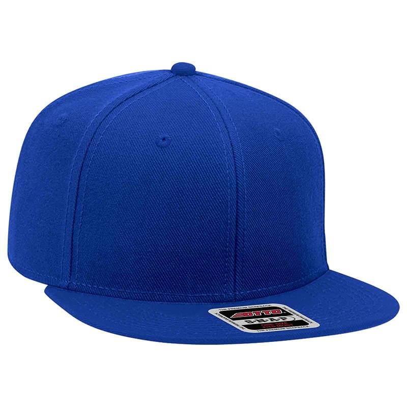 Otto Wool Blend Square Flat Visor Pro Style Snapback Caps