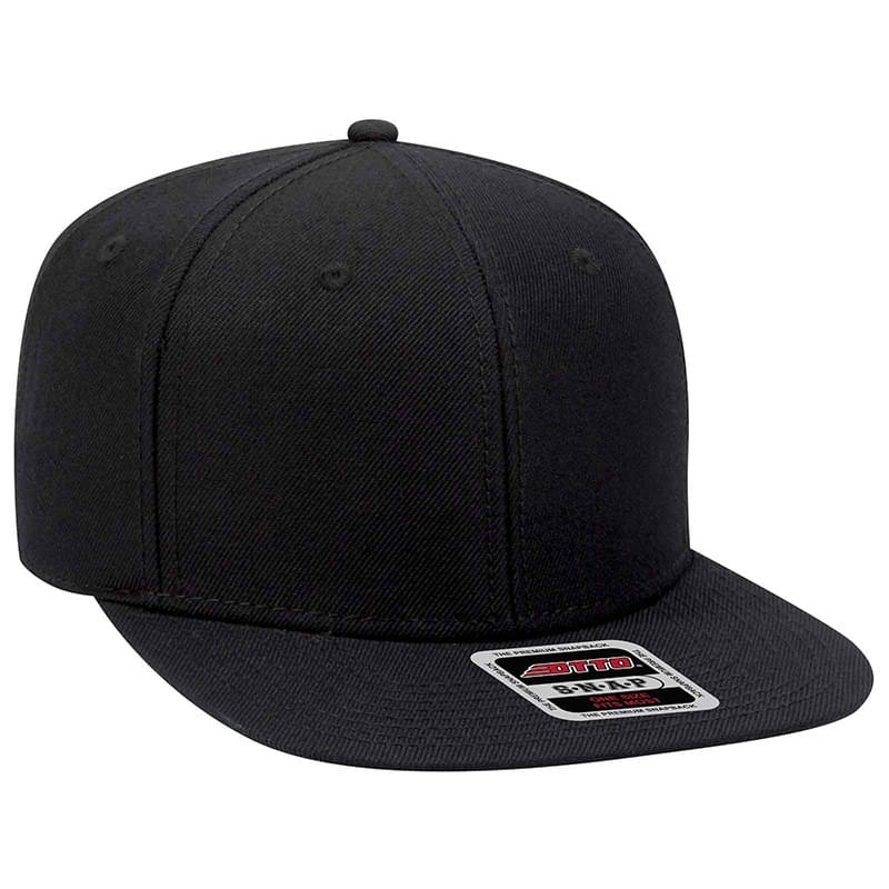 Otto Wool Blend Square Flat Visor Pro Style Snapback Caps