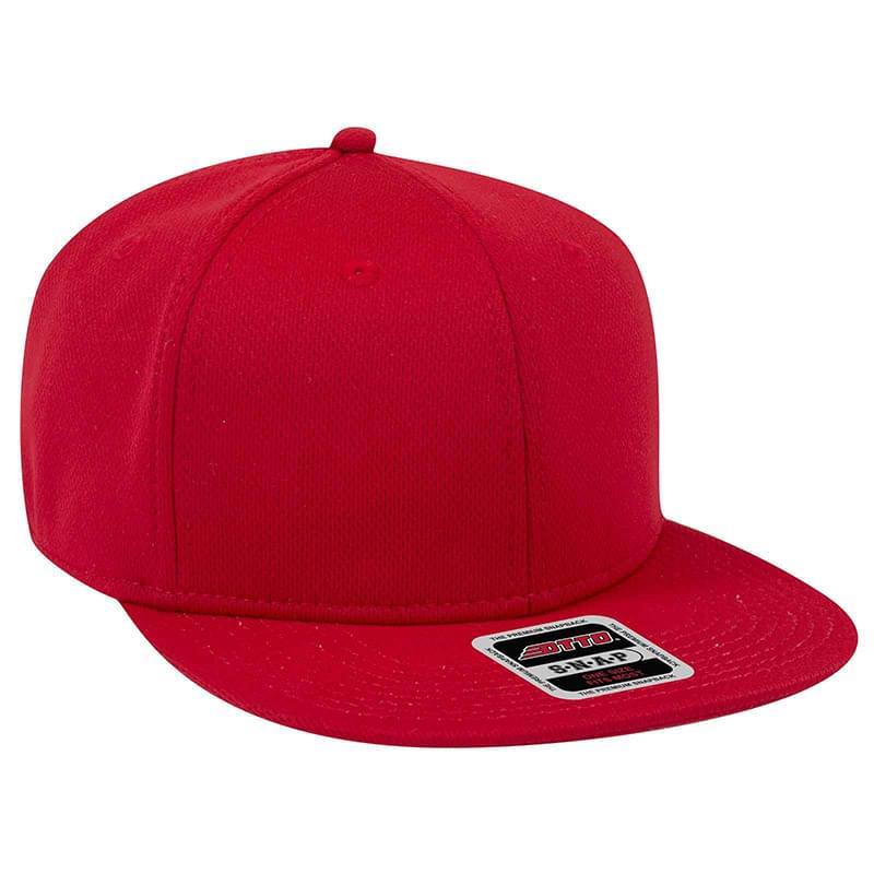 OTTO Cool Comfort Polyester Cool Mesh Square Flat Visor OTTO SNAP" Six Panel Pro Style Snapback Hat"