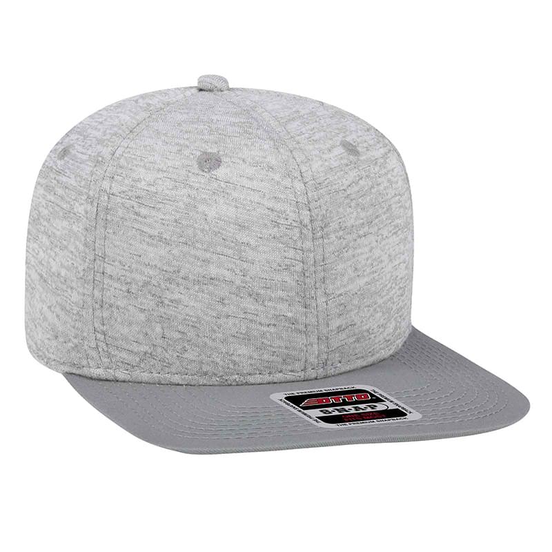 OTTO CAP "OTTO SNAP" 6 Panel Mid Profile Snapback Hat (1474 - Gry/H. Gry) (OSFM - Adult)
