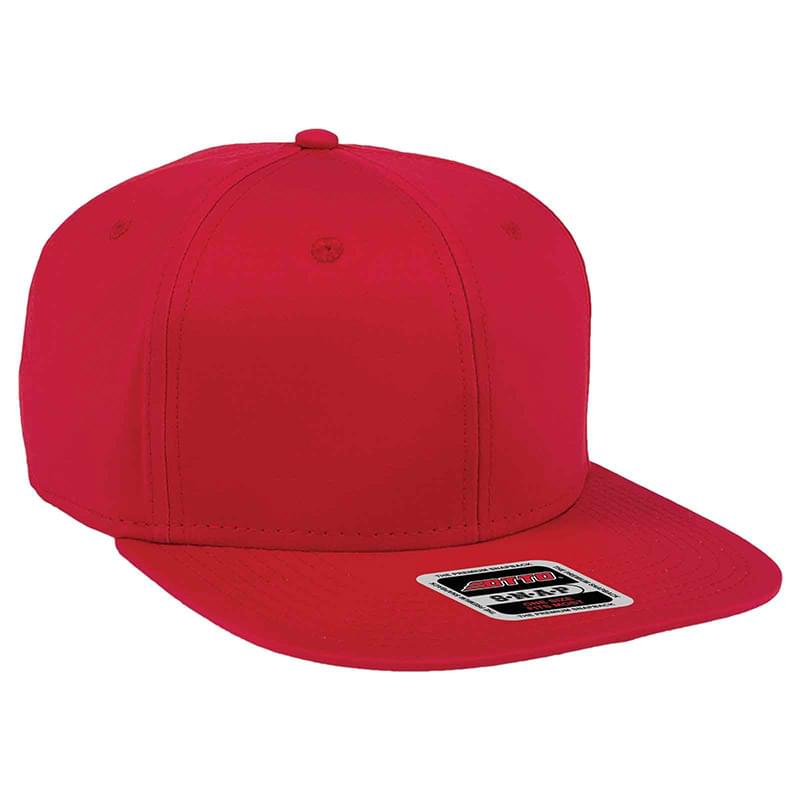 OTTO Superior Combed Cotton Twill Square Flat Visor OTTO SNAP" Six Panel Pro Style Snapback Hat"