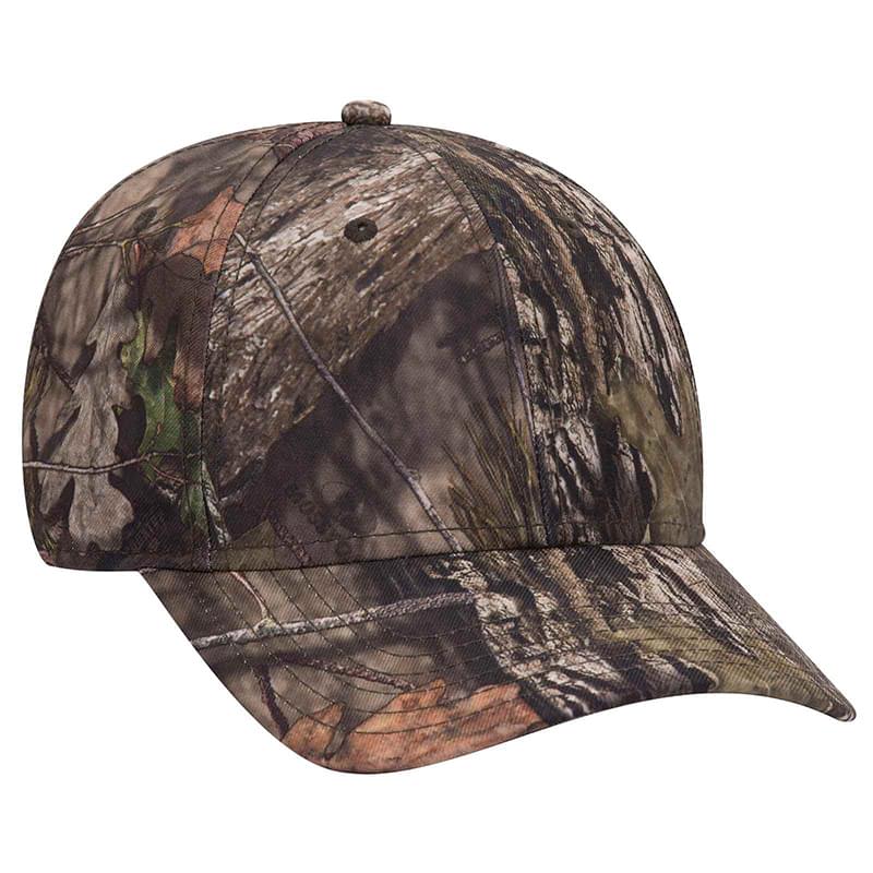 OTTO CAP Mossy Oak Camouflage Superior Polyester Twill 6 Panel Low Profile Baseball Cap
