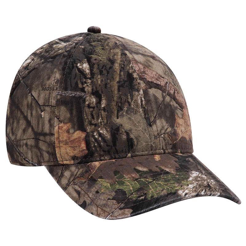 OTTO CAP Mossy Oak Camouflage Garment Washed Superior Cotton Twill 6 Panel Low Profile Baseball Cap