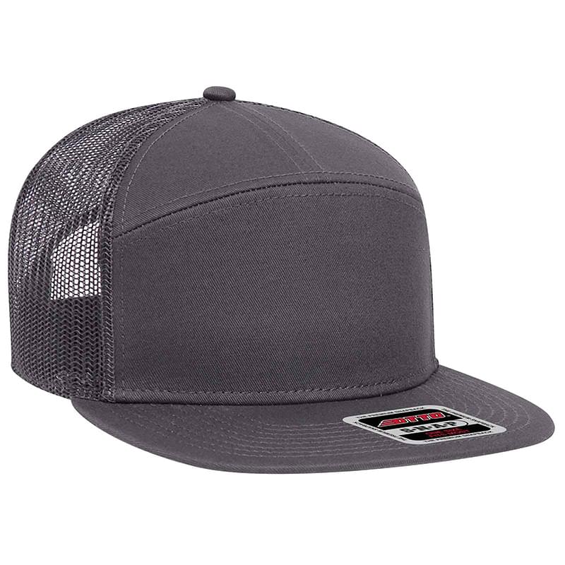 OTTO CAP 7 Panel Mesh Back Trucker Snapback Hat
