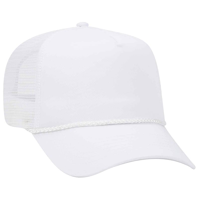Otto Cotton Twill High Crown Golf Style Mesh Back Caps