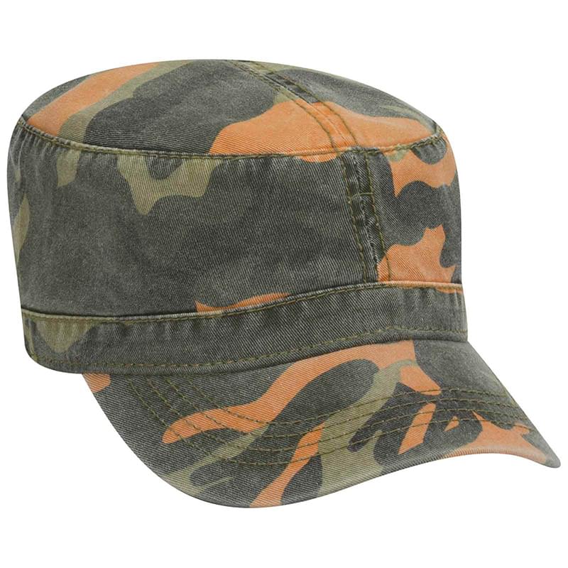 Otto Camouflage Superior Garment Washed Cotton Twill Military Style Caps