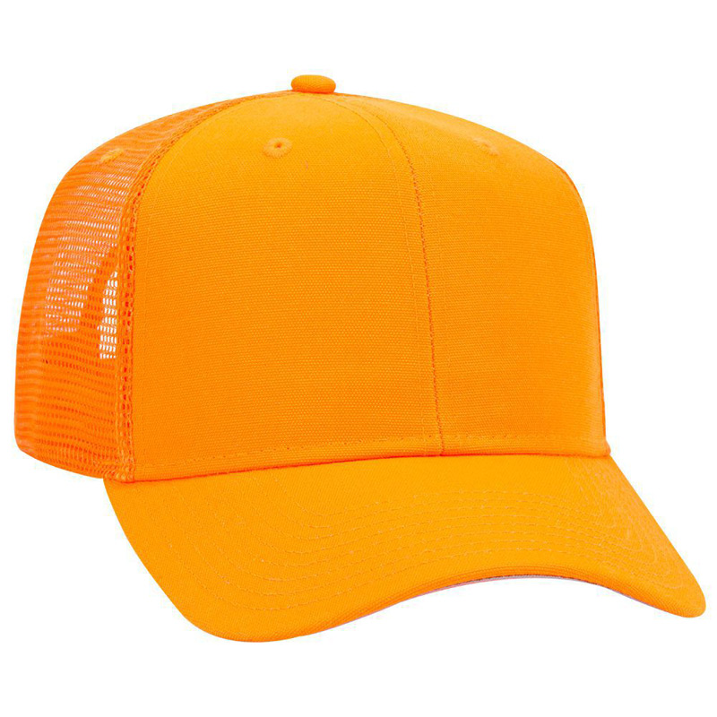 Otto Neon Superior Polyester Canvas Pro Style Mesh Back Caps