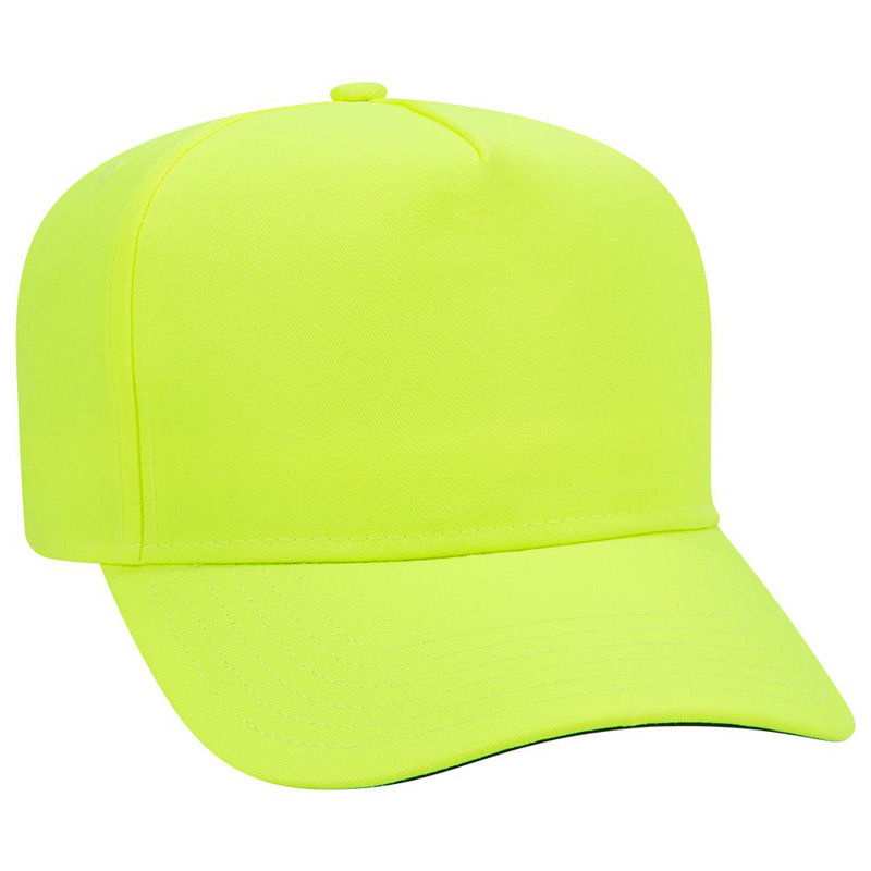 Otto Neon Polyester Twill Low Crown Golf Style Caps