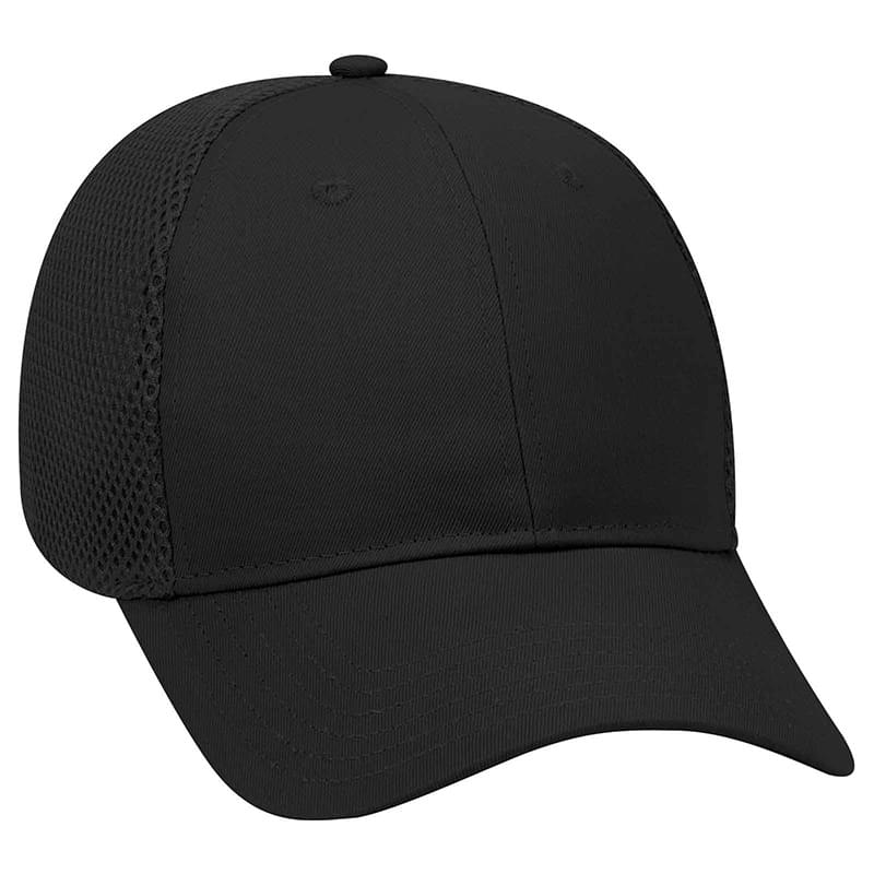 OTTO CAP 6 Panel Low Profile Baseball Cap (003 - Black) (OSFM - Adult)