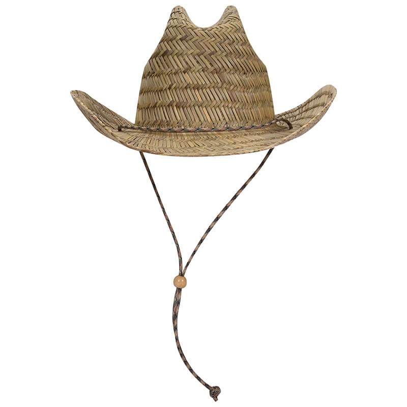 OTTO CAP Straw Cowboy Hat w/Adjustable Cord