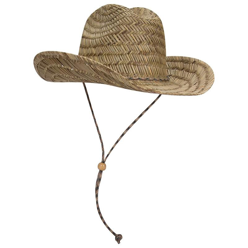 OTTO CAP Straw Cowboy Hat w/Adjustable Cord