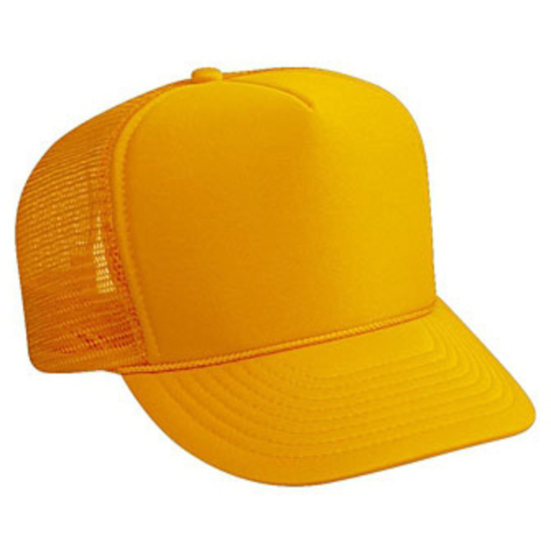 Otto Polyester Foam Front High Crown Golf Style Mesh Back Caps