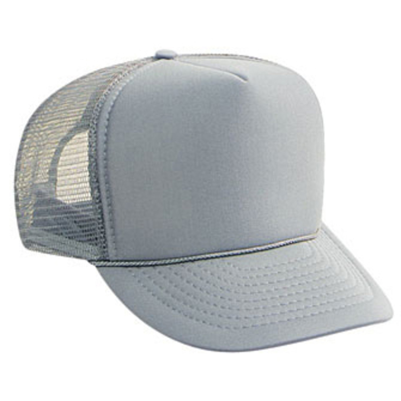 Otto Polyester Foam Front High Crown Golf Style Mesh Back Caps