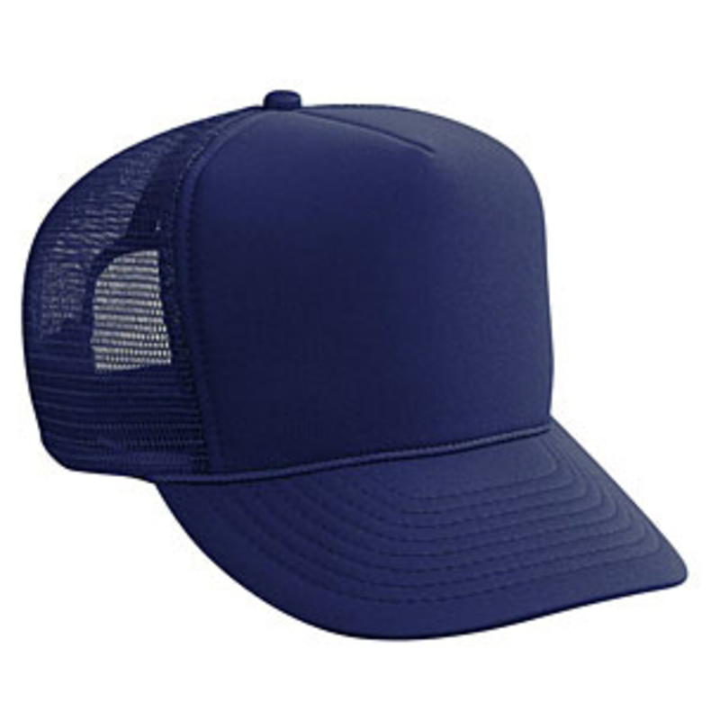 Otto Youth Polyester Foam High Crown Golf Style Mesh Back Caps