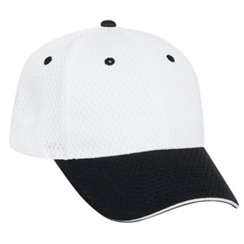 Otto Polyester Pro Mesh Sandwich Visor Low Profile Style Caps