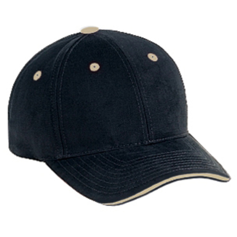 Otto Superior Brushed Cotton Twill Sandwich Visor Low Profile Style Caps