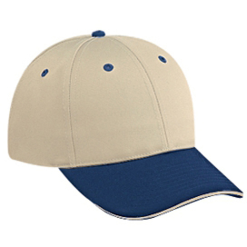 Otto Cotton Twill Sandwich Visor Low Profile Style Caps