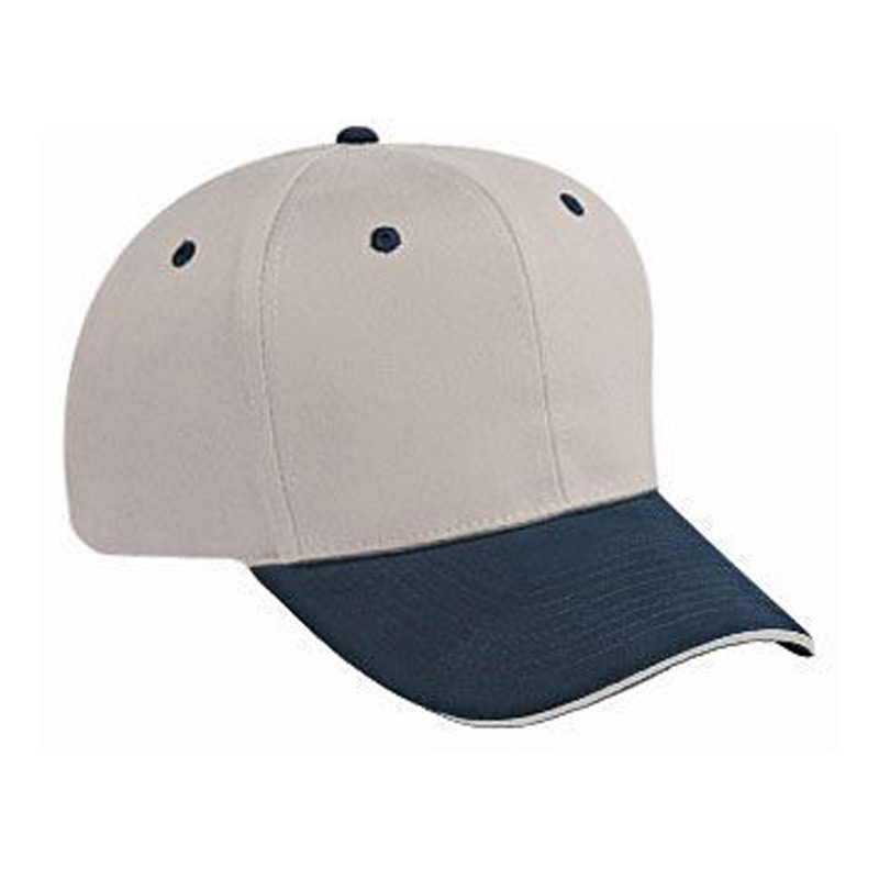 Otto Brushed Cotton Twill Sandwich Visor Pro Style Caps