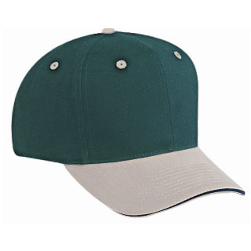 Otto Cotton Twill Sandwich Visor Pro Style Caps