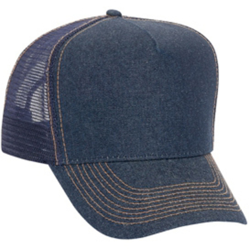 Otto Denim Golf Style Mesh Back Caps