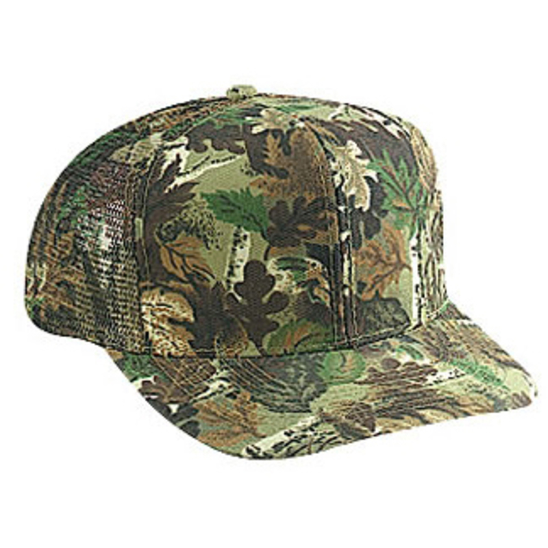 Otto Camouflage Cotton Twill Pro Style Mesh Back Caps