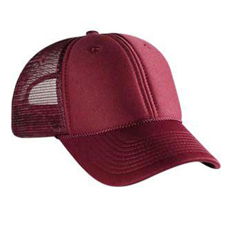 Otto Polyester Foam Front Low Profile Style Mesh Back Caps