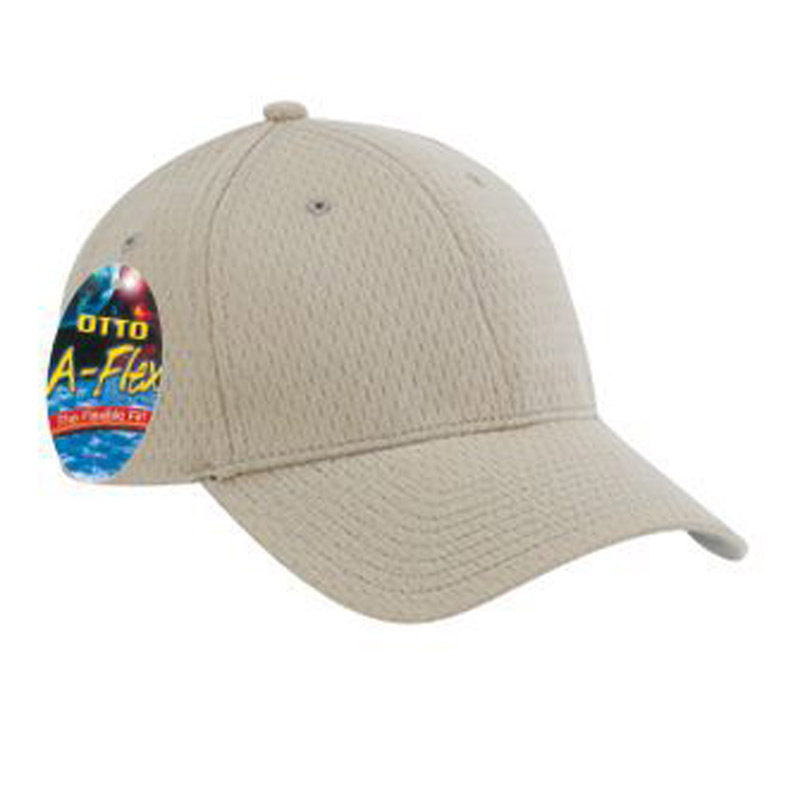 Otto A-Flex Stretchable Polyester Pro Mesh Low Profile Style Caps 