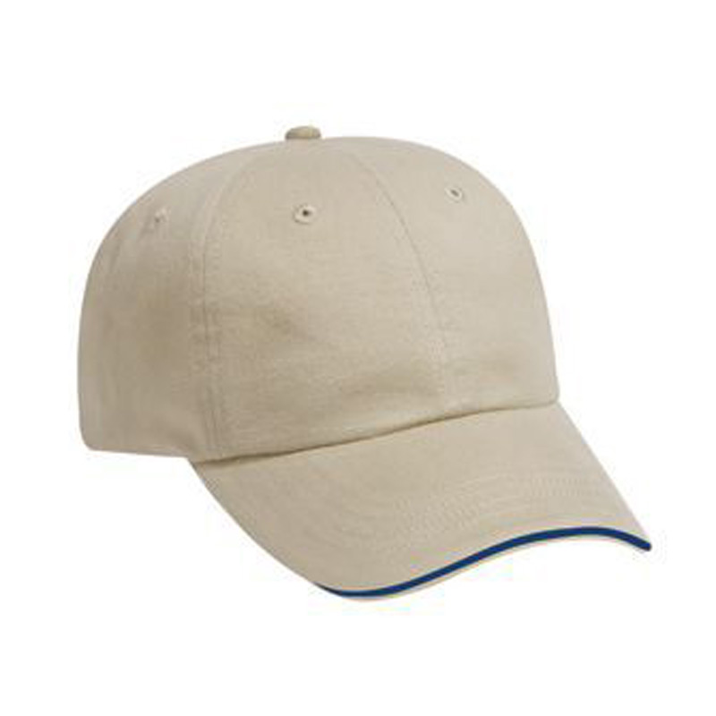 Otto Brushed Cotton Twill Sandwich Visor Low Profile Style Caps