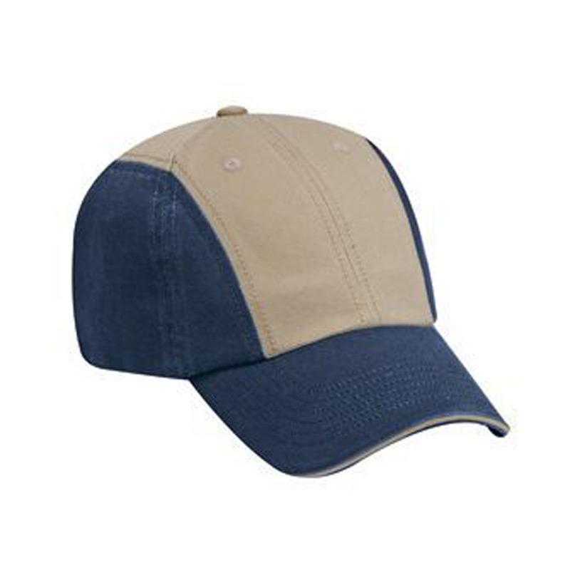 Otto Superior Garment Washed Cotton Twill Sandwich Visor Low Profile Style Caps