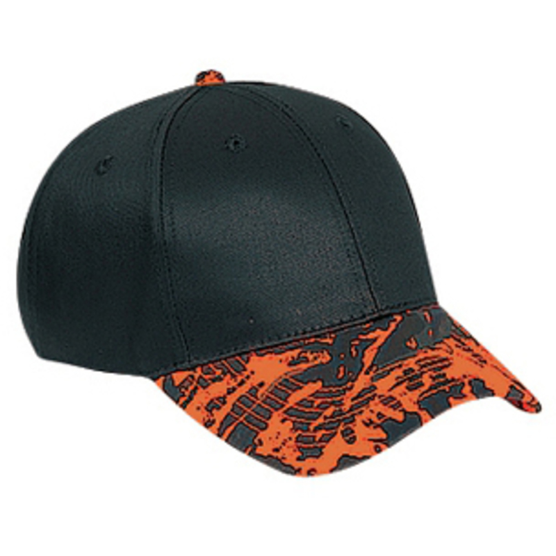 Otto Camouflage Visor Cotton Twill Low Profile Style Caps