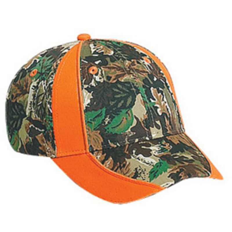 Otto Camouflage Piping Design Cotton Twill Low Profile Style Caps