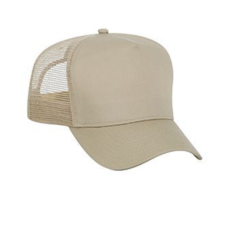 Otto Cotton Twill High Crown Golf Style Mesh Back Caps