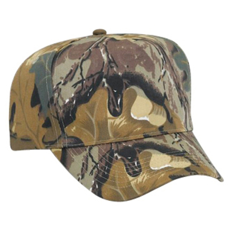 Otto Camouflage Cotton Twill Low Crown Golf Style Caps