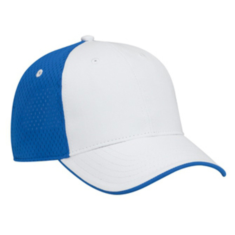 Otto Deluxe Cotton Twill W/ Polyester Pro Mesh Back Flipped Edge Visor Low Profile Style Caps