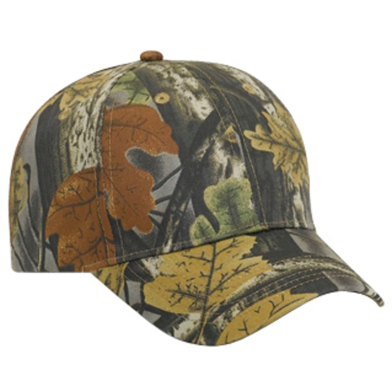 Otto Camouflage Cotton Twill Low Profile Style Caps