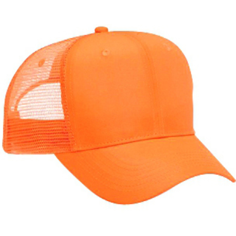 Otto Neon Deluxe Polyester Twill Pro Style Mesh Back Caps