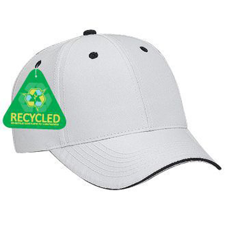 Otto Recycled Canvas Sandwich Visor Low Profile Style Caps