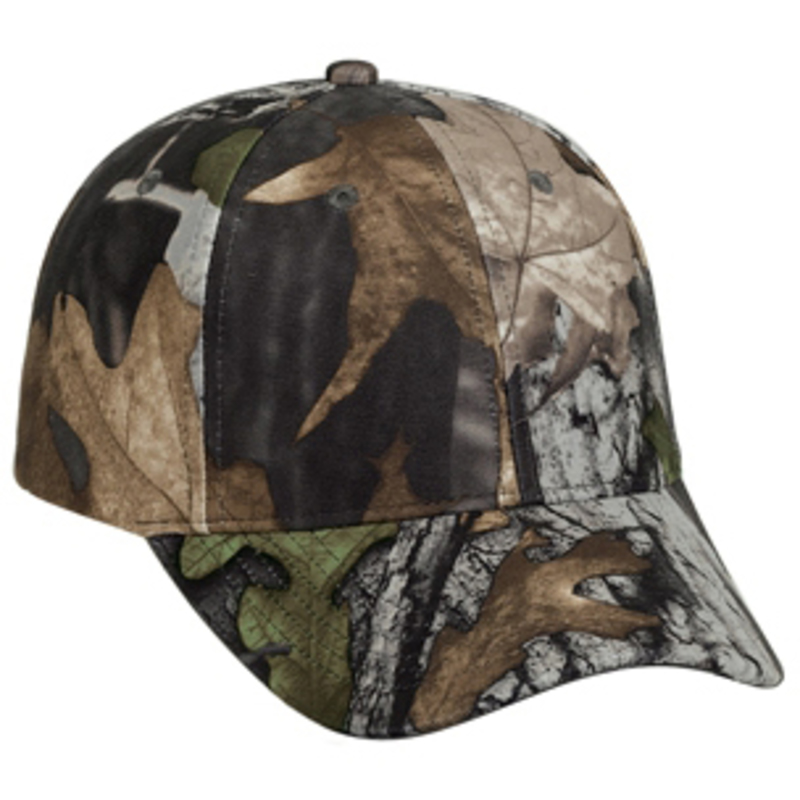 Otto Camouflage Polyester Low Profile Style Caps