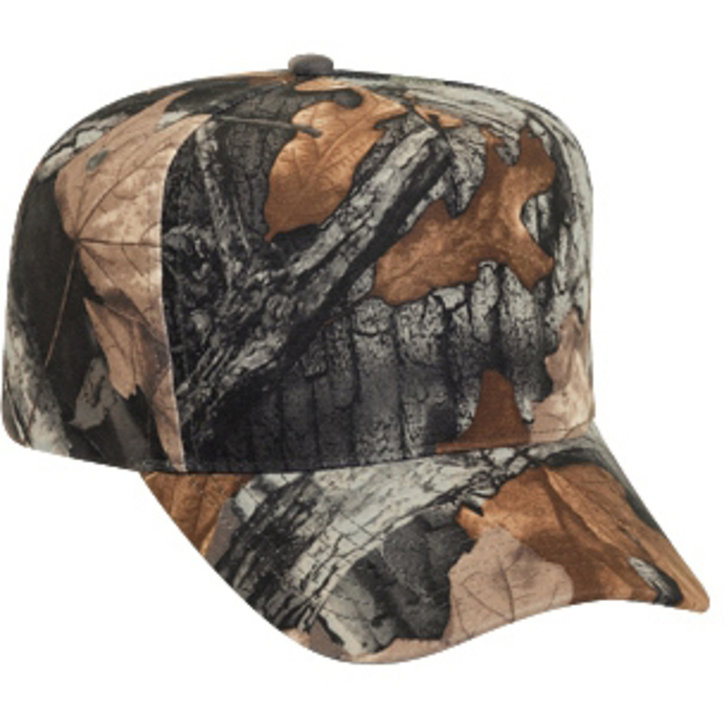 Otto Camouflage Polyester Low Crown Golf Style Caps