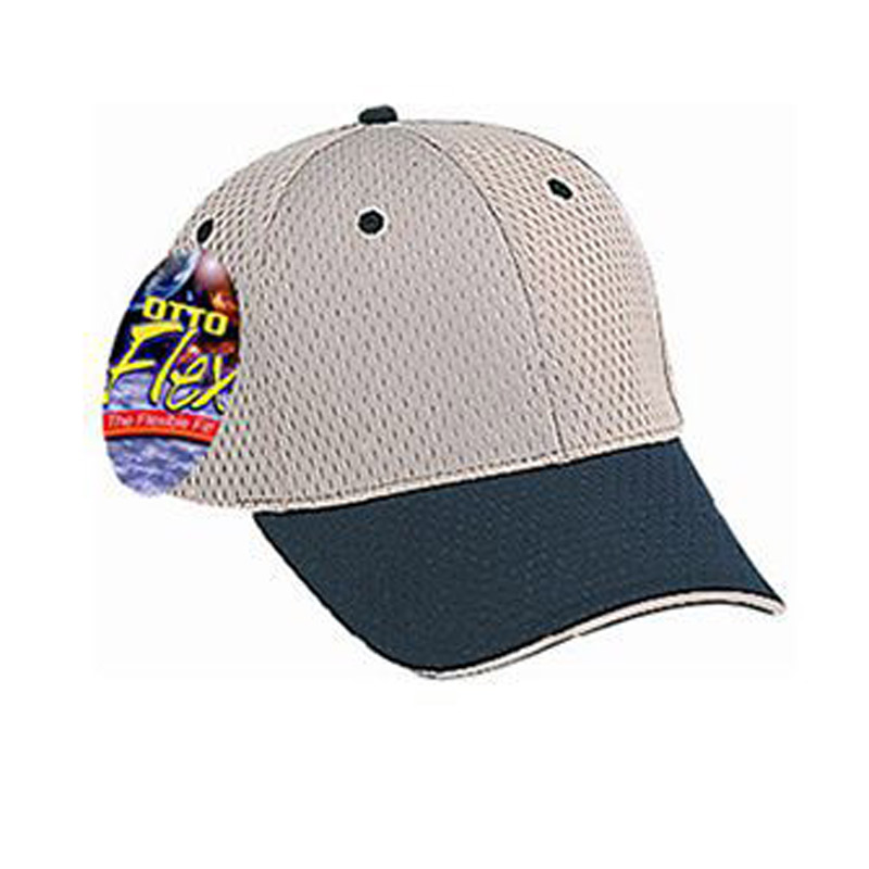 Otto Flex Stretchable Polyester Pro Mesh Sandwich Visor Low Profile Style Caps 