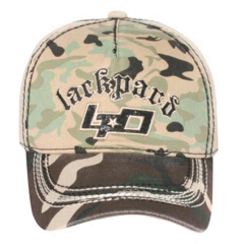 Otto Embroidered Lackpard Lpd On Camo Front Caps