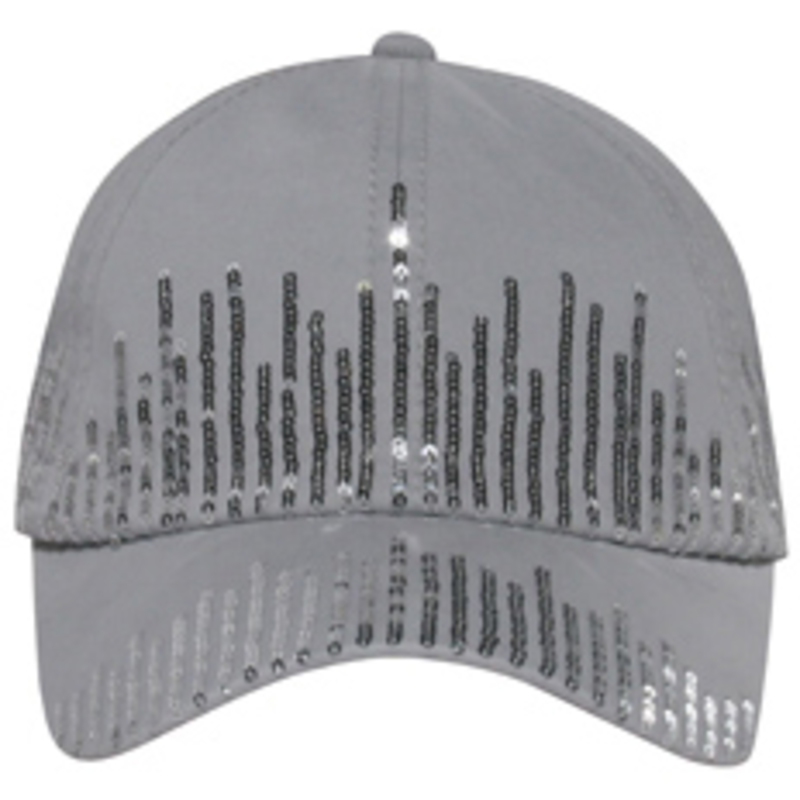 Otto Sequin Lines Around Crown And On Visor Caps