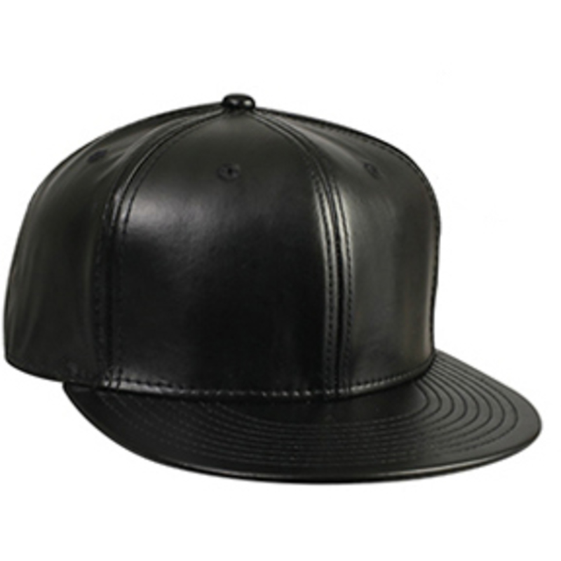 Otto Leather Flat Visor Pro Style Caps