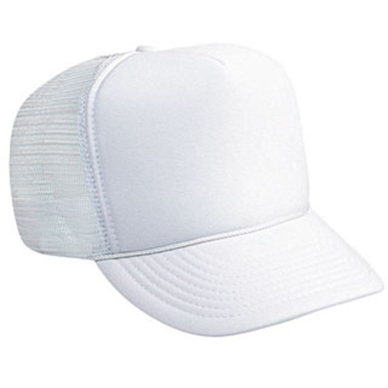 Otto Polyester Foam Front High Crown Golf Style Mesh Back Caps