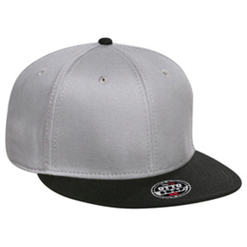 Otto Superior Cotton Twill Flat Visor Snapback Pro Style Caps