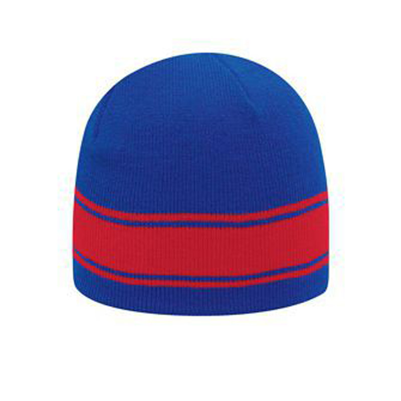 Otto Acrylic Knit With Stripes Beanies 8